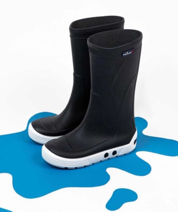 BOTTES DE PLUIE COLORIS MARINE/BLANC  - AIRPORT